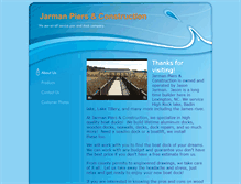 Tablet Screenshot of jarmanpiers.com